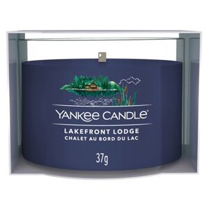 Yankee Candle Votívna sviečka v skle Lakefront Lodge 37 g