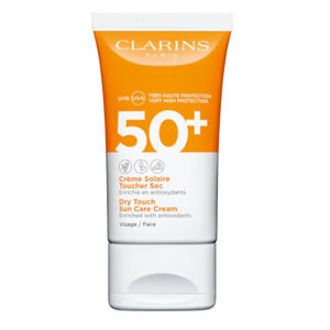 Clarins Zmatňujúci pleťový krém na opaľovanie SPF 50+ (Dry Touch Sun Care Cream) 50 ml